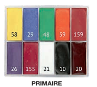 Palette Colorimètrie Fard crème 10 Couleurs